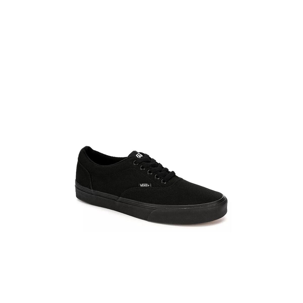 Vans Doheny VN0A3MTF186 Men`s All Black Flat Athletic Skate Shoes KHO304
