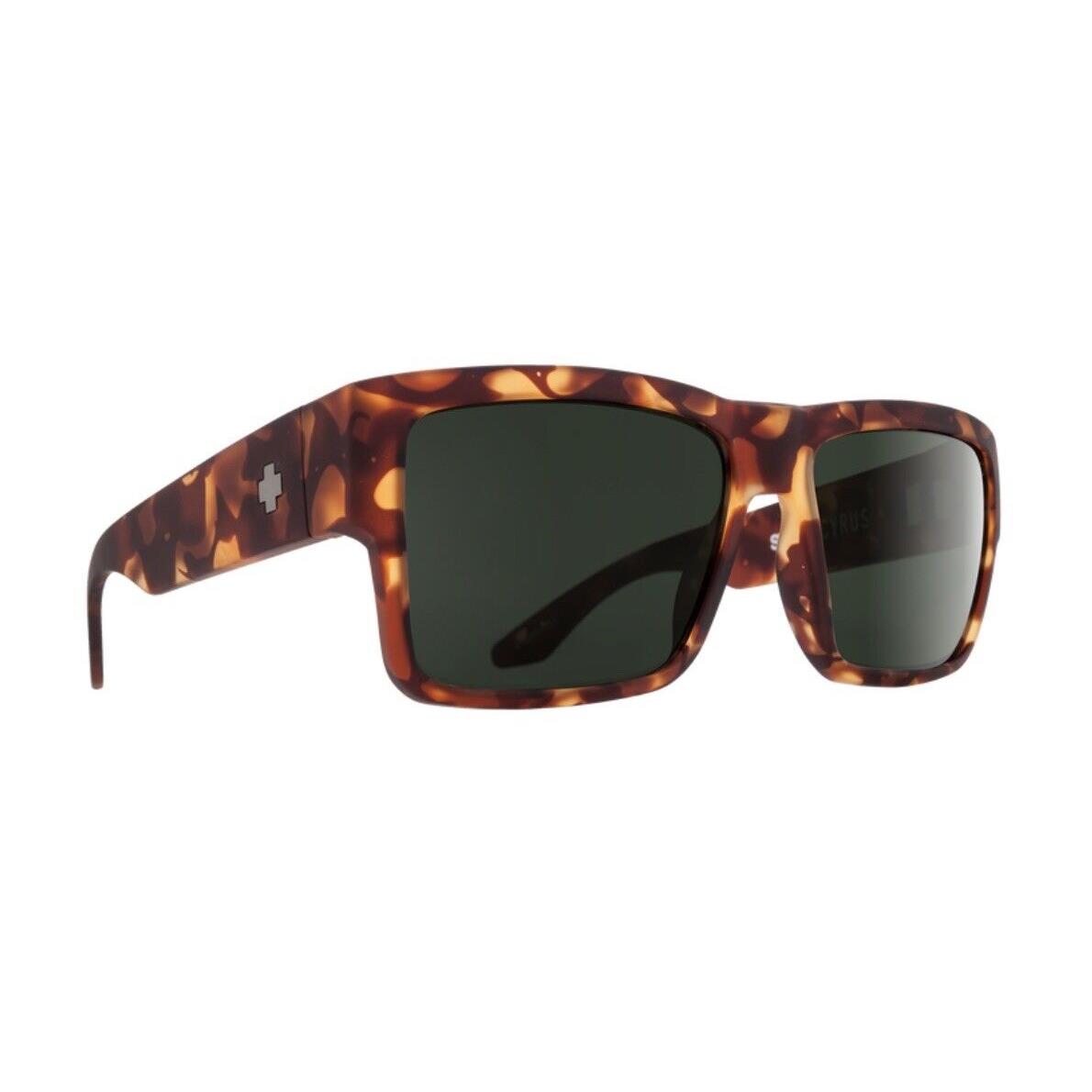 Spy Optic Cyrus Sunglasses - Soft Matte Camo Tort / HD Plus Gray Green