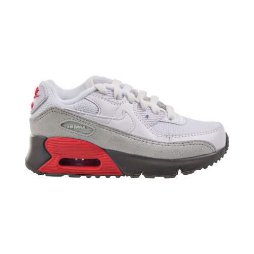 Nike Air Max 90 PS Little Kids` Shoes White-light Silver CD6867-116 - White-Light Silver-Flat Pewter