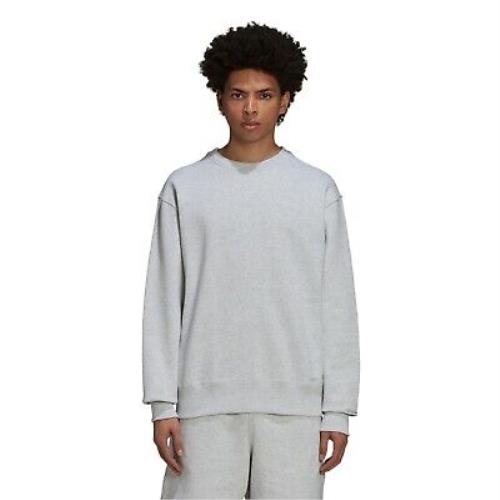 Adidas Pharrell Williams Basics Crew Sweatshirt Light Grey Men`s H58316