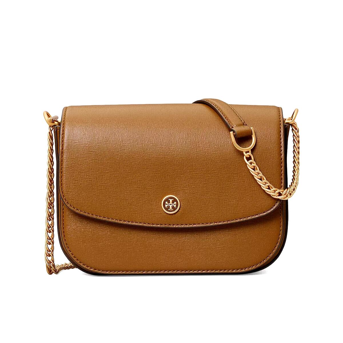 Tory Burch Robinson Convertible Shoulder Bag Bistro Brown