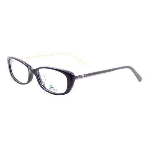Lacoste L2697A 001 Women`s Asian Fit Eyeglasses Frames 54-17-140 Black + Case