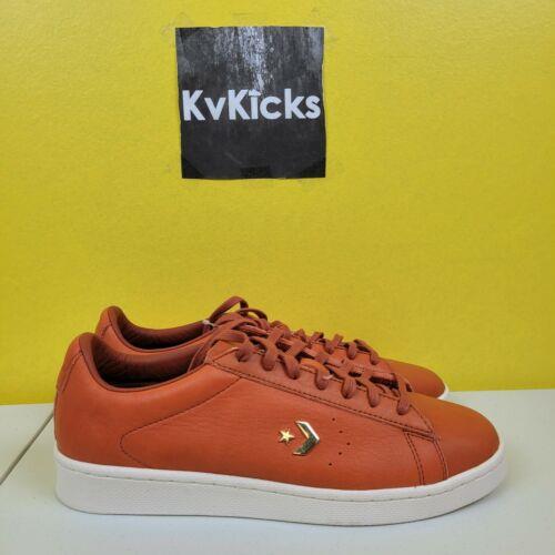 converse pro leather orange