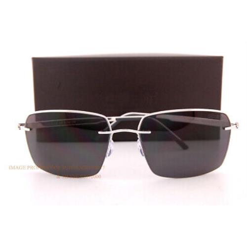 Silhouette sunglasses Croisette Club - Rhodium Frame, Grey Lens 0