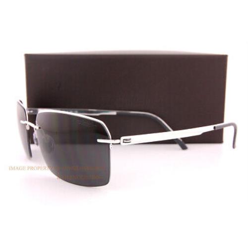Silhouette sunglasses Croisette Club - Rhodium Frame, Grey Lens 1