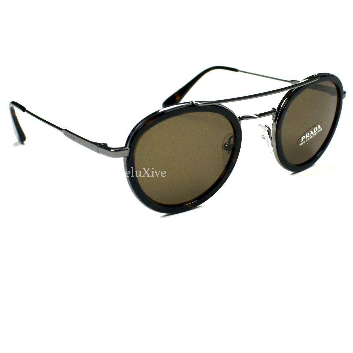 Prada Tortoise PR 56XS `game` Sunglasses Round Men`s Italy