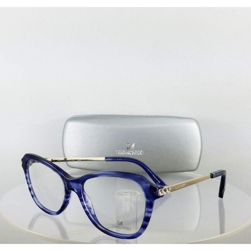 Swarovski Eyeglasses Florrie SW 5161 090 Blue Silver Frame