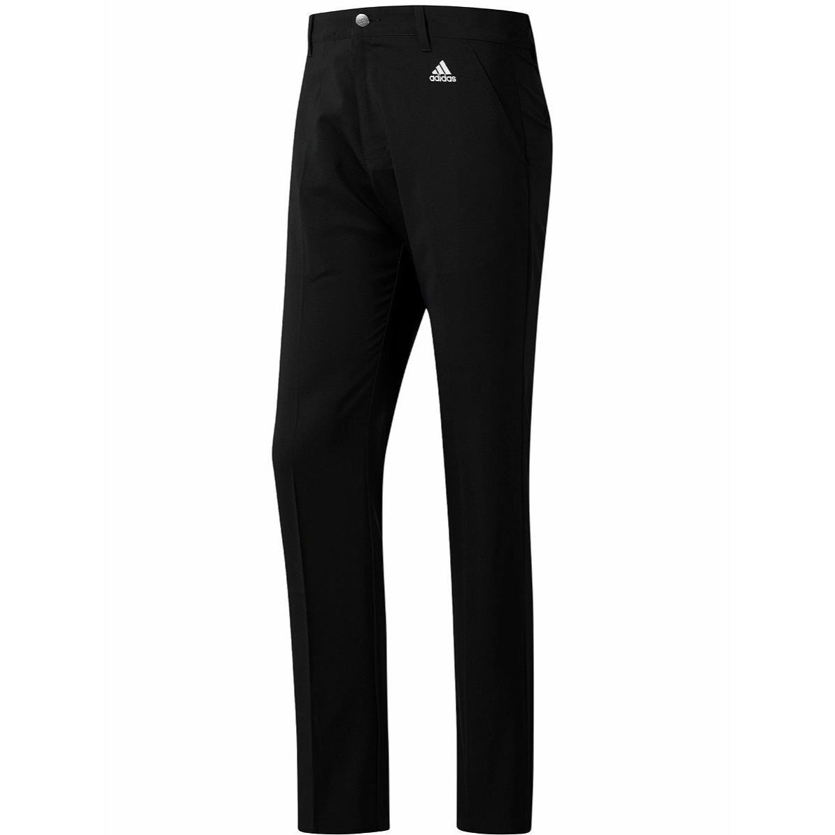 Adidas 34x32 Men`s 3-Stripe Golf Sport Pants-black DM3081