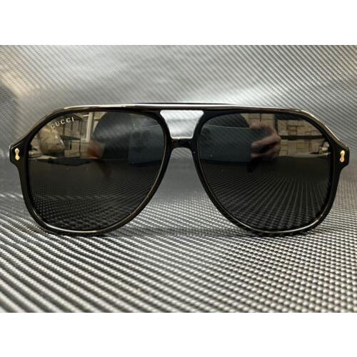 Gucci sunglasses  - Black Frame, Gray Lens 0