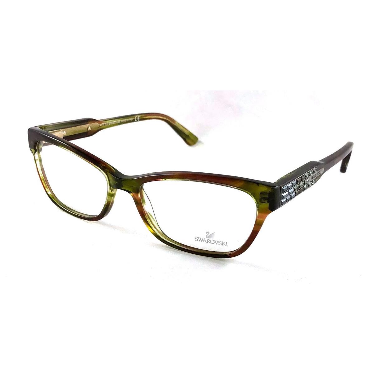 Swarovski SK5033 SK 5033 Bela 093 Brown - Green Eyeglass Frame Eyewear 54-16-140