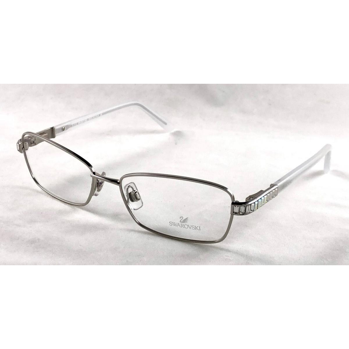 Swarovski SW5027 SW 5027 Any Time 016 Silver Clear Eyeglass Frame Eyewear