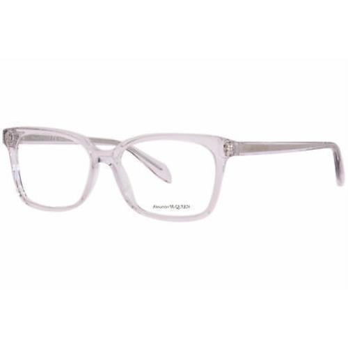 Alexander Mcqueen AM0243O 005 Eyeglasses Women`s Transp. Violet Full Rim 52mm