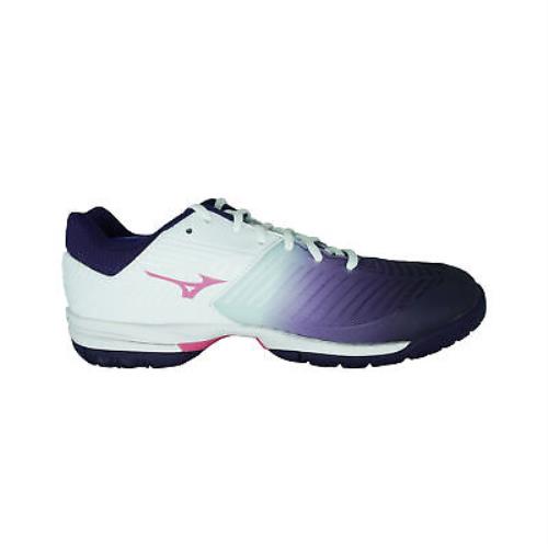 Mizuno Women`s Wave Exceed Tour 3 All Count Tennis Shoes White Purple Pink