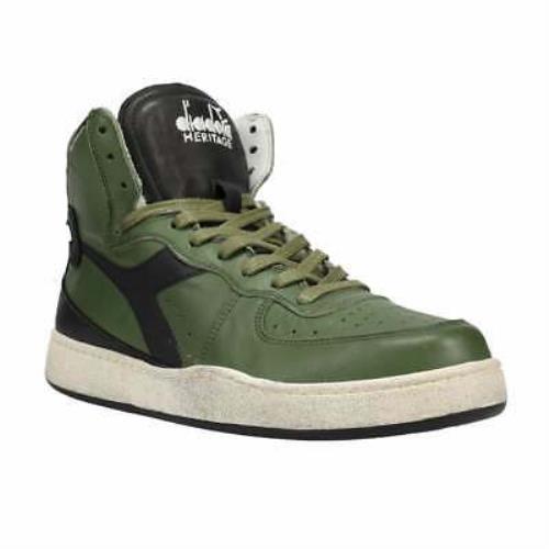 diadora mi basket used green