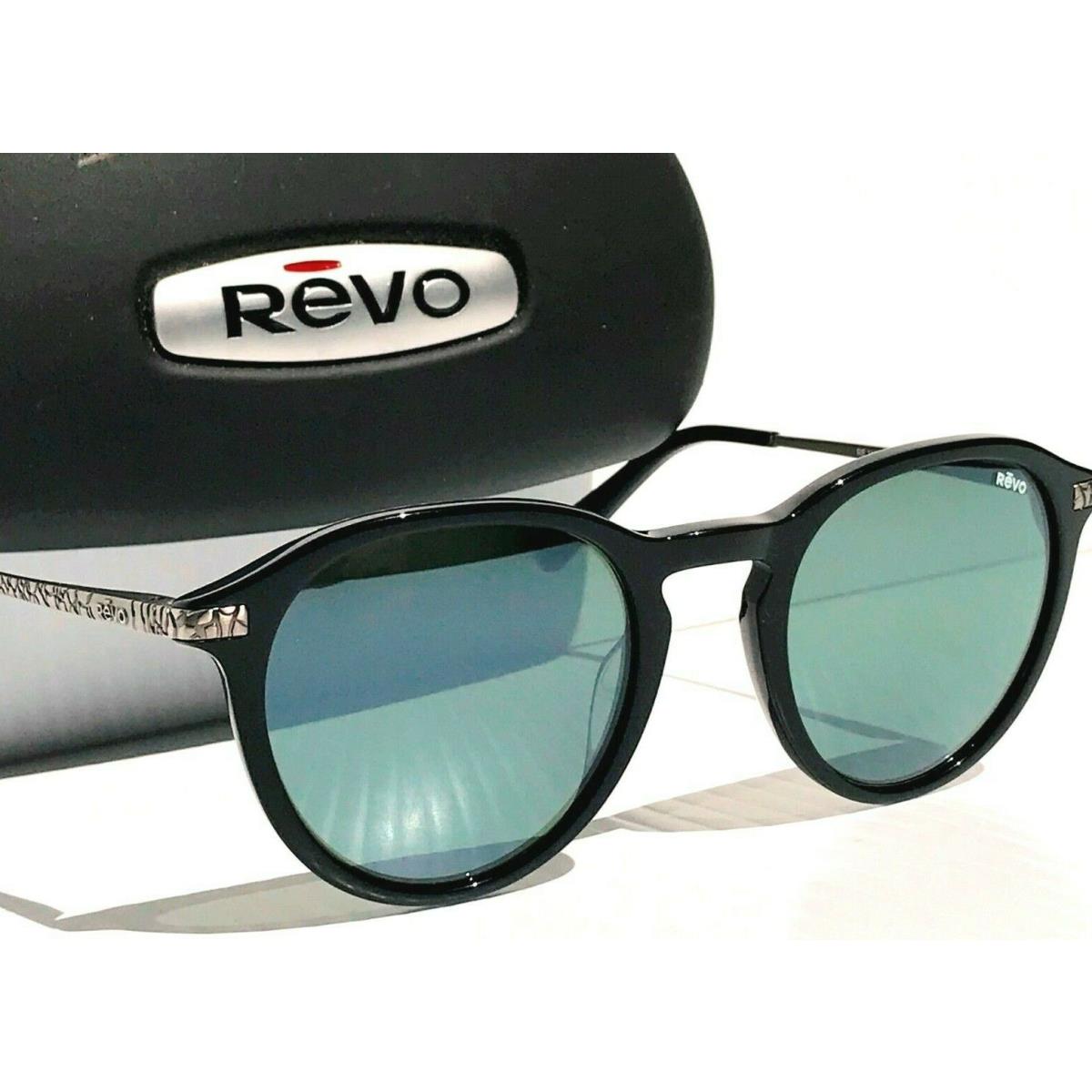 Revo Python 3 Black Gunmetal w Glass Lens Gray Sunglass 1177 01 SG50