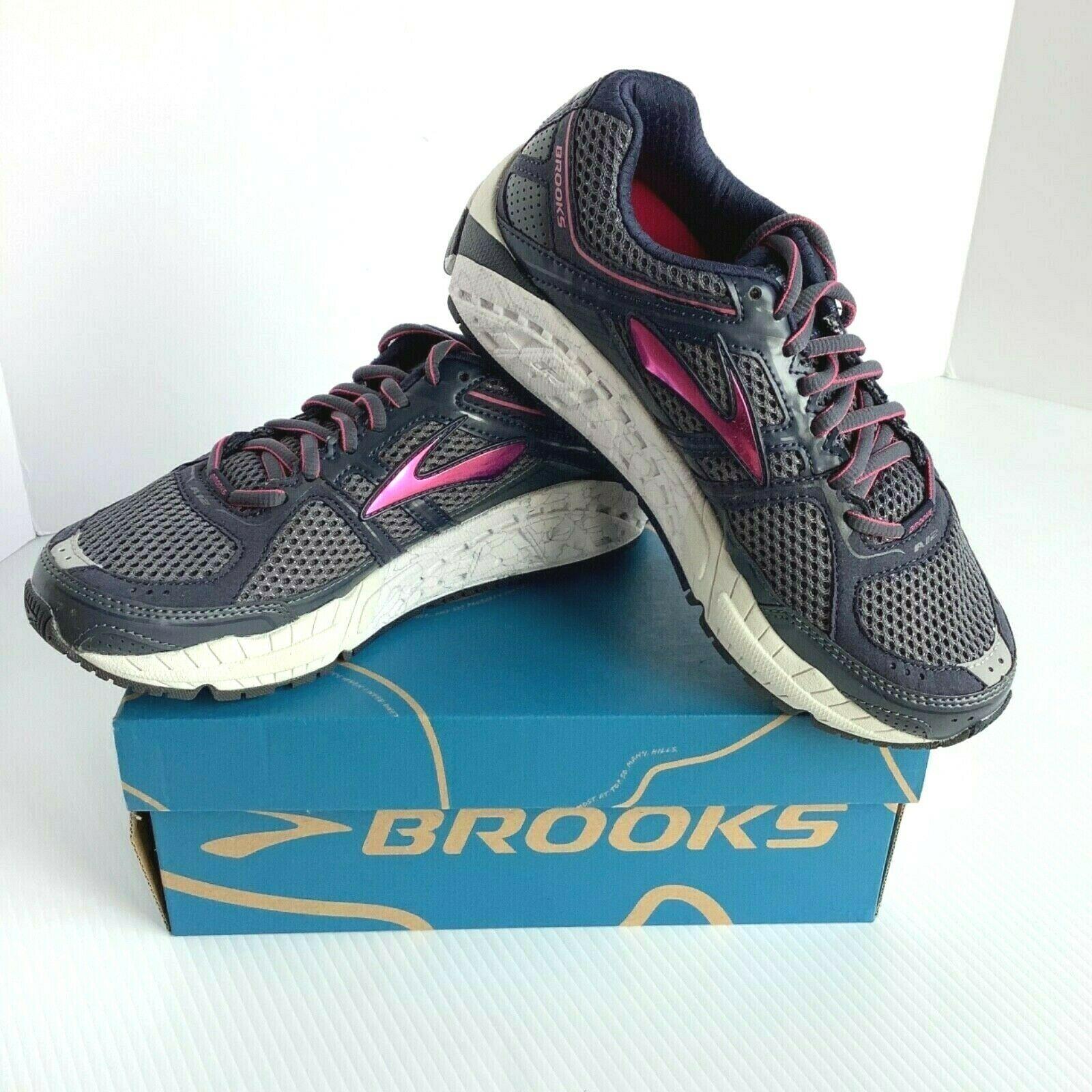 Brooks Addiction 12 Running Shoes Blue Purple Women`s 6 AA Narrow
