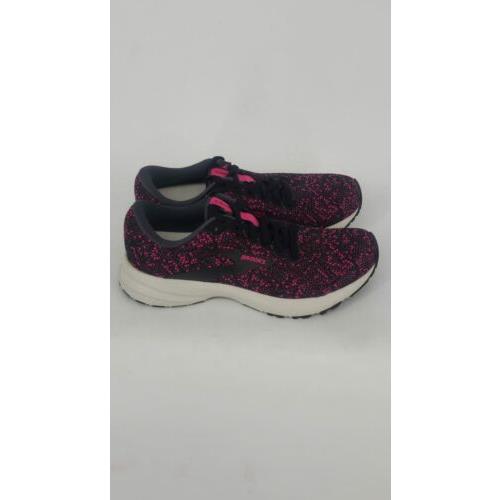 Brooks Women Launch 7 120322 1B 083 Comfortable Running Shoe Black/pink Size 6.5