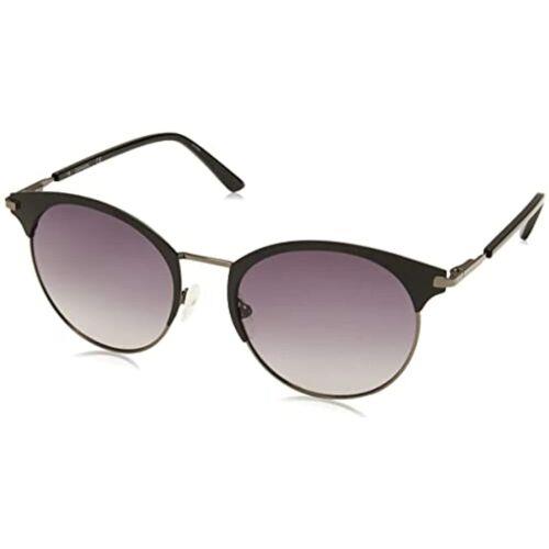 Calvin Klein Women Sunglasses CK19310S Round Satin Black/dark Grey Polarized 52