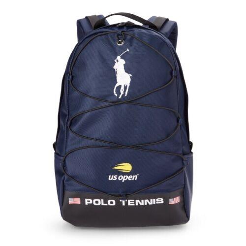 Ralph Lauren US Open Tennis Embroidered Big Pony Navy Blue Backpack