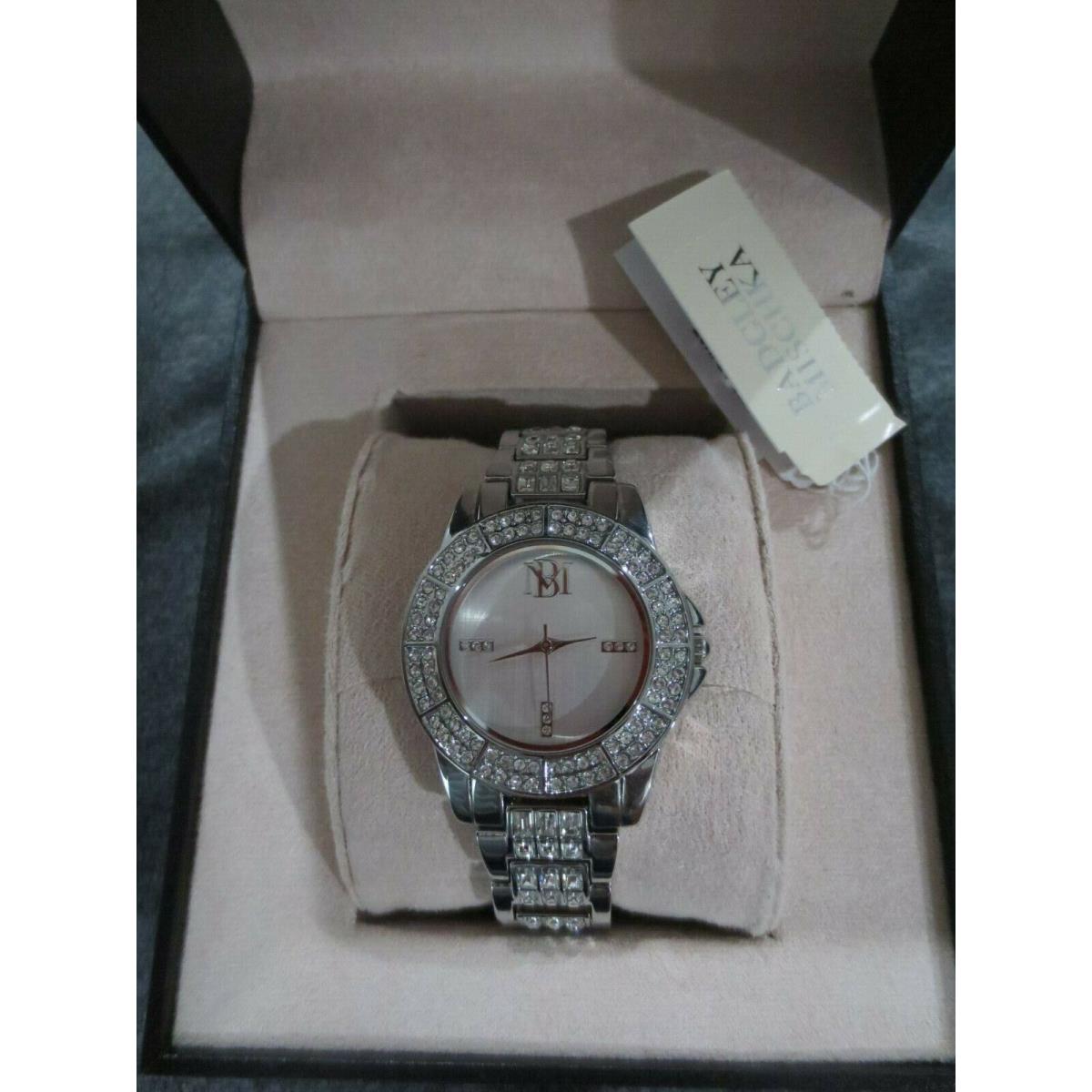 Badgley mischka swarovski discount crystal ladies watch