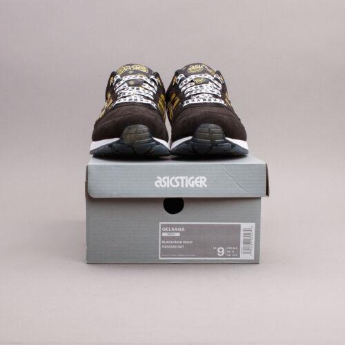 Asics Lifestyle Gel Saga Black Rich Gold Running Shoes Men Rare  1191A282-001 | 034142682589 - ASICS shoes - Black | SporTipTop