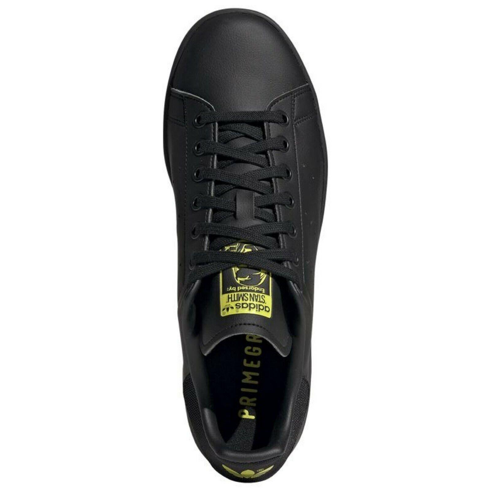 Adidas shoes Originals Stan Smith - Black , Black/Volt Manufacturer 8