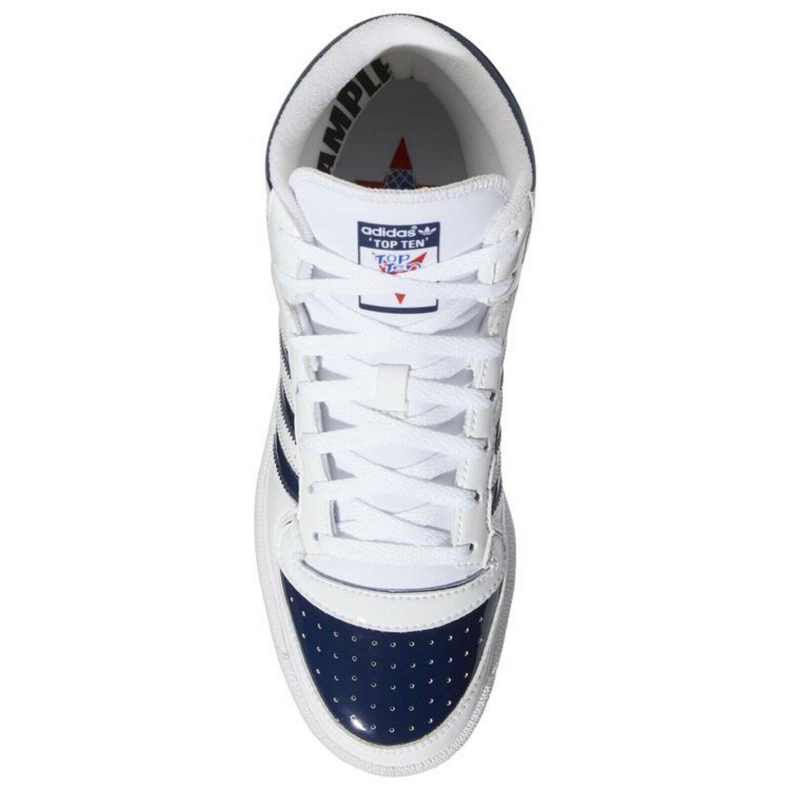 Adidas shoes Ten - White , White/Navy Manufacturer 8