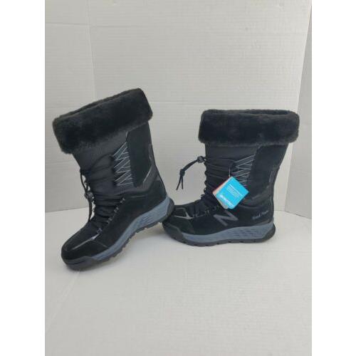 New Balance Winter Snow Boot Women`s BW1000BK Fresh Foam Walking Shoes Sz. 5
