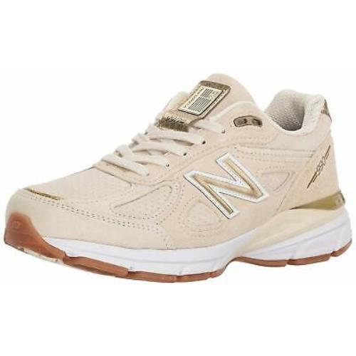 New Balance Mens M990bb4 Low Top Lace Up Walking Shoes Beige Size 3.0