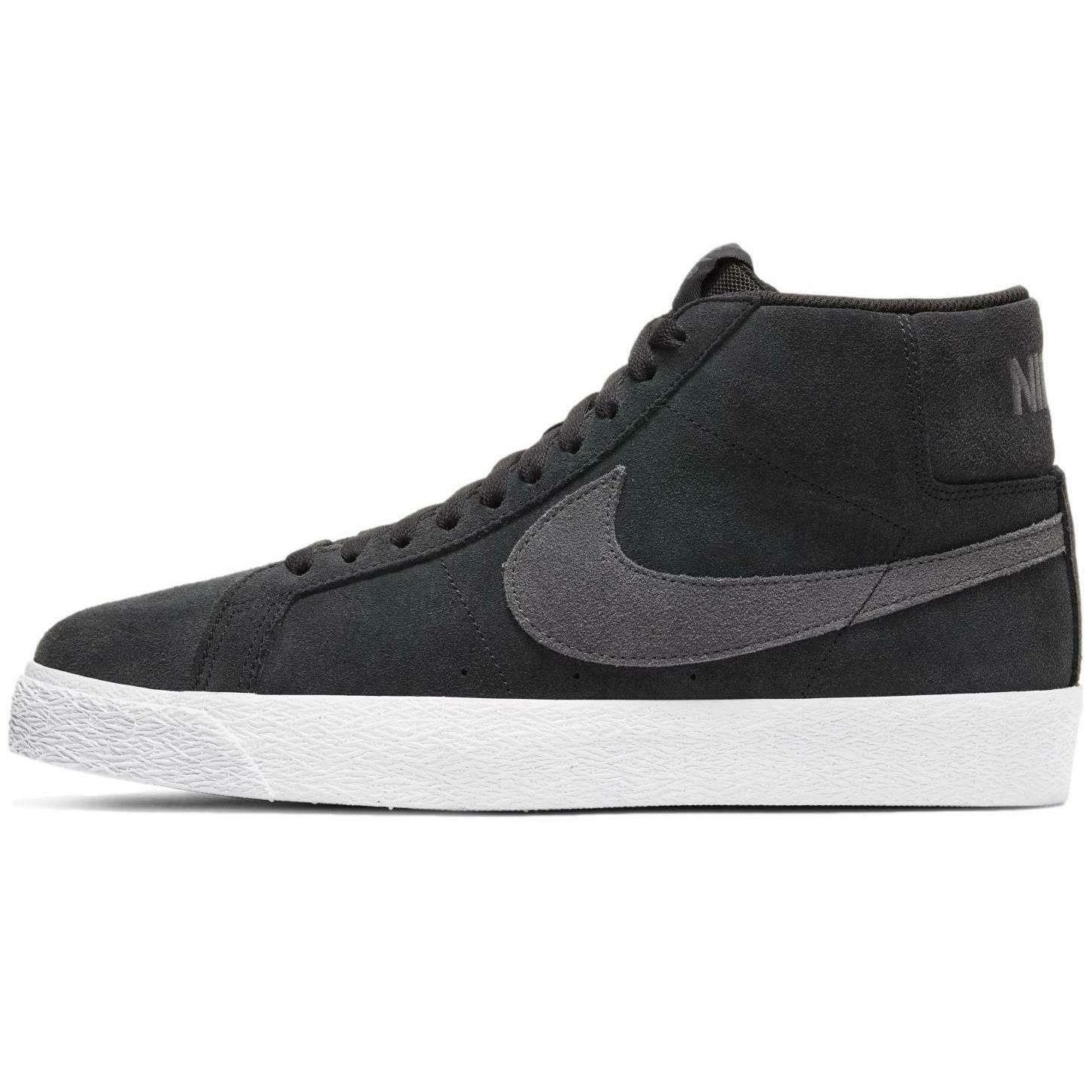 nike suede shoes black