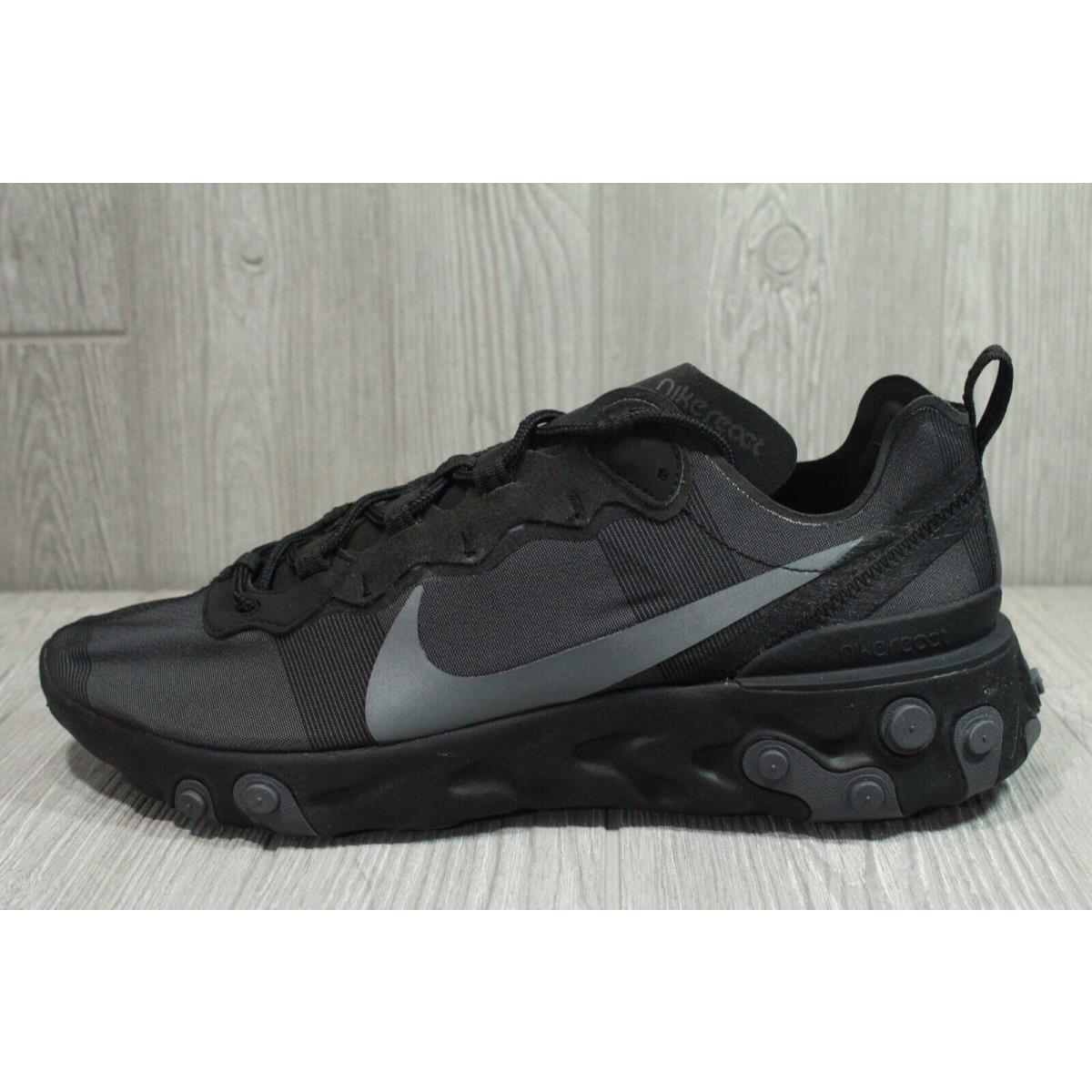 Lograr Academia pérdida Nike React Element 55 Running Shoes Black Dark Gray BQ6166-008 Men`s 10.5  -13 | 883212205216 - Nike shoes React Element - Black | SporTipTop