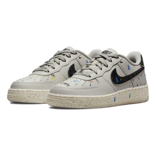 Nike Air Force 1 LV8 3 GS `paint Splatter - Light Bone` Youth Shoes DJ2598-001