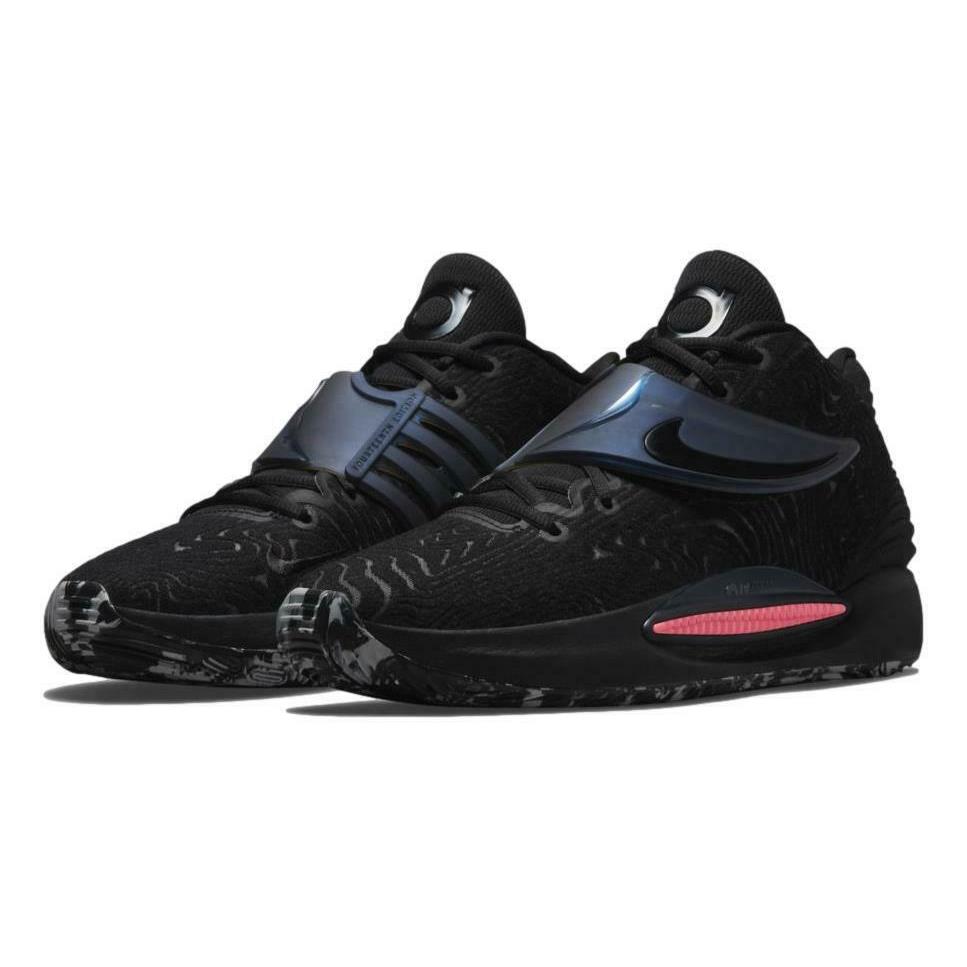 Nike Men`s KD14 Seasonal `black Laser Crimson` Basketball Shoes DC9379-001