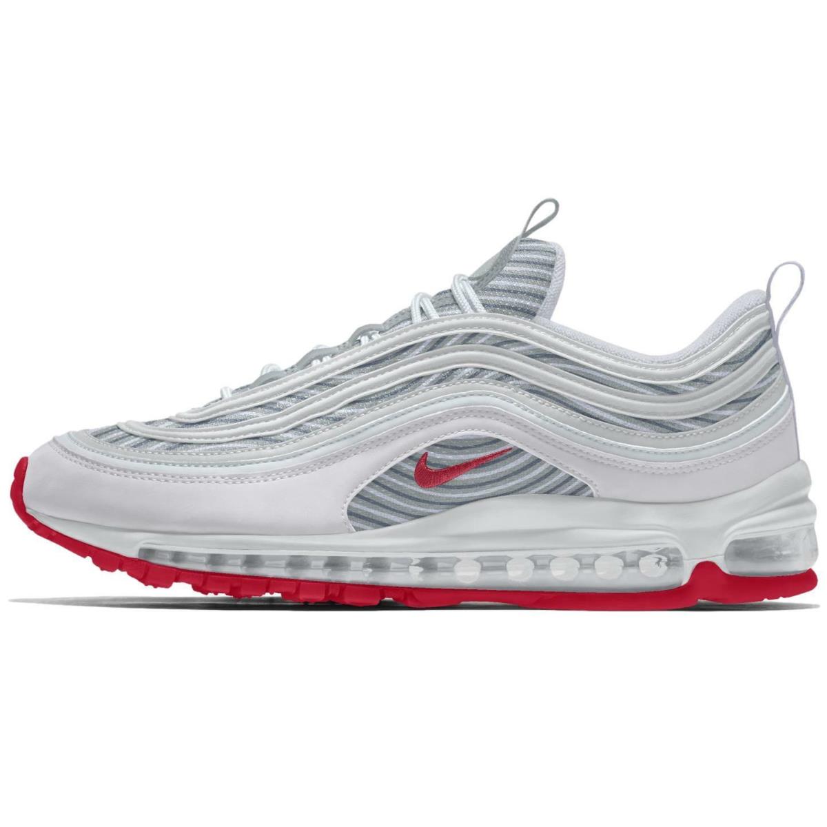 Nike shoes Air Max - White/Grey Fog/Lt Fusion Red 0
