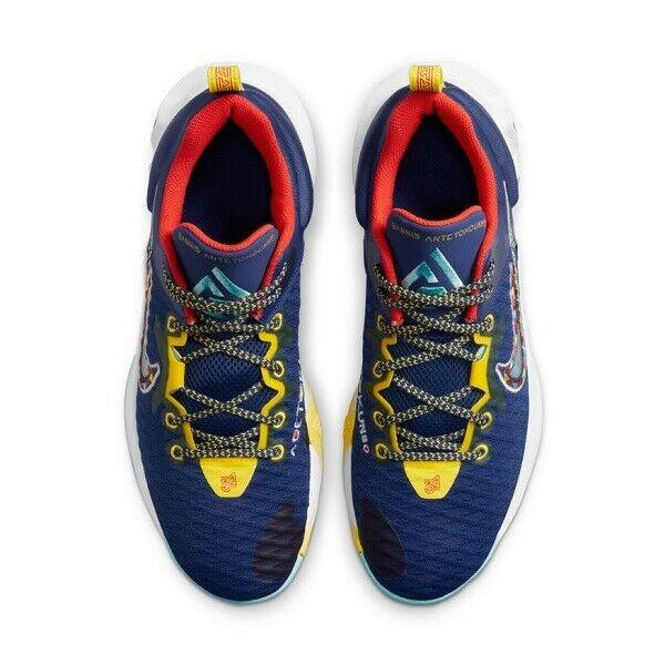 Nike shoes Giannis - Deep Royal Blue/ Habanero Red/ Copa/ Yellow Strike , Deep Royal Blue/ Habanero Red/ Copa/ Yellow Strike Manufacturer 2