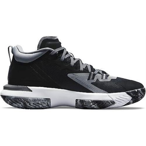 Nike Mens Jordan Zion 1 Basketball Shoes - Black/White/Smoke Gray , Black/White/Smoke Gray Manufacturer