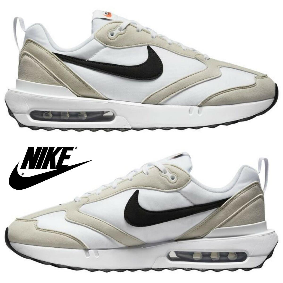 Nike Air Max Dawn Next Nature Men`s Sneakers Running Athletic Comfort Shoes - White , White/Black Maufacturer