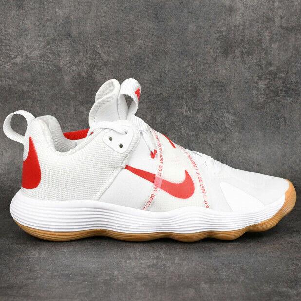 Nike shoes React HyperSet - White/ University Red- Gum , white/ university red- gum Manufacturer 1