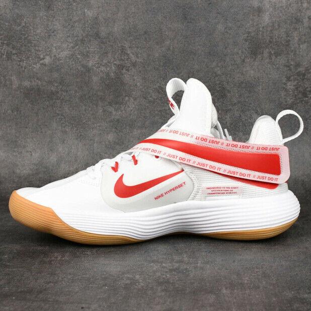 Nike shoes React HyperSet - White/ University Red- Gum , white/ university red- gum Manufacturer 3