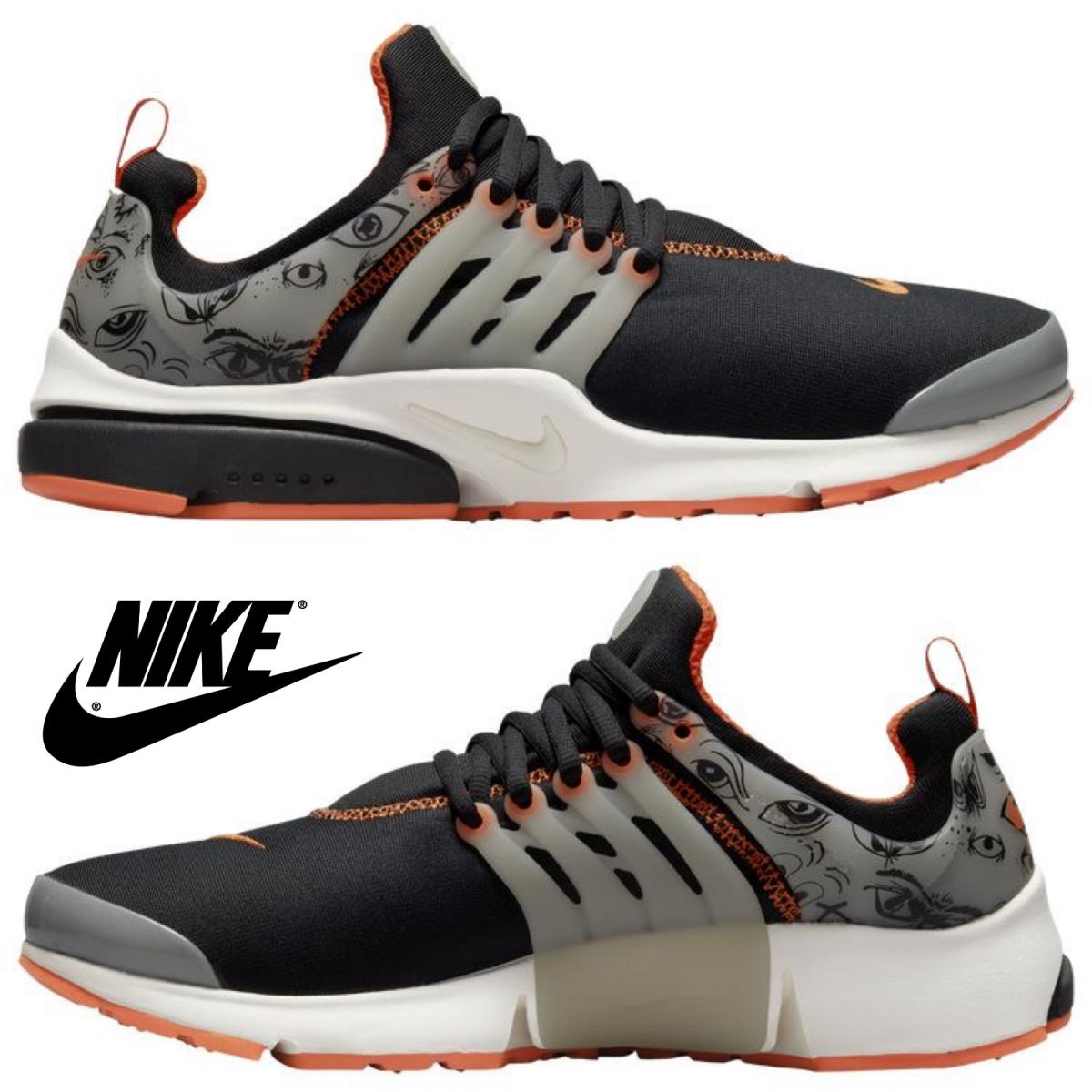 Nike Air Presto Running Sneakers Men`s Athletic Comfort Casual Shoes Blue Gray - Black , Black/Starfish/Sail Manufacturer