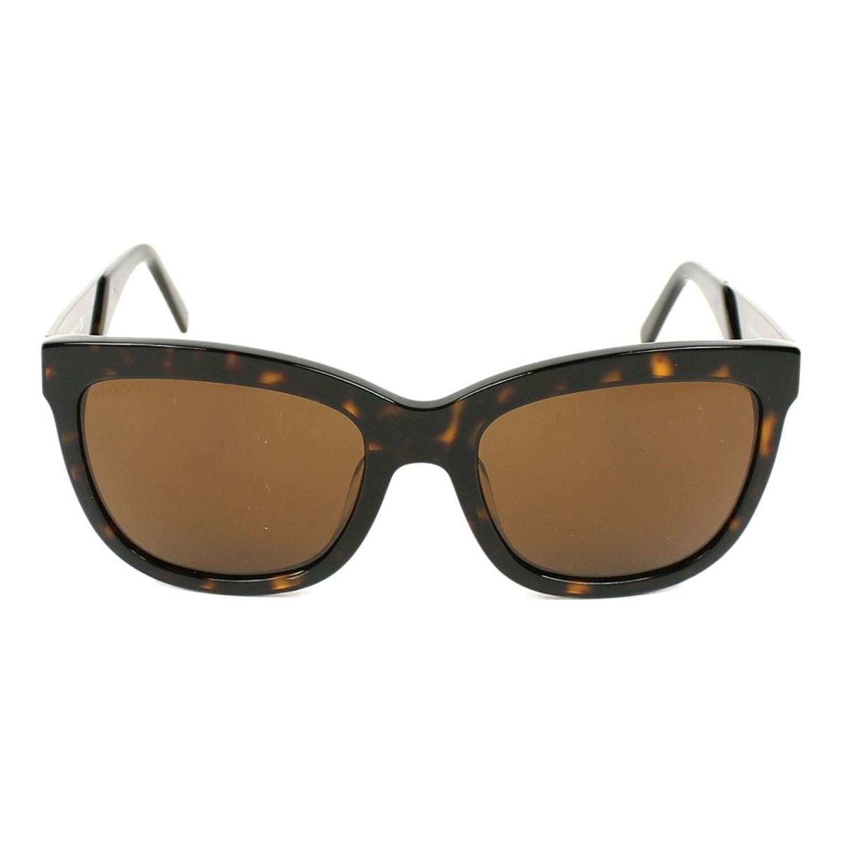 Swarovski Sunglasses SW 125 52E Dark Havana / Brown 54 mm SK0125 - Dark Havana / Brown Frame, Brown Lens