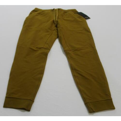 Lululemon Men`s French Terry City Sweat Jogger LV5 Gold Spice Large