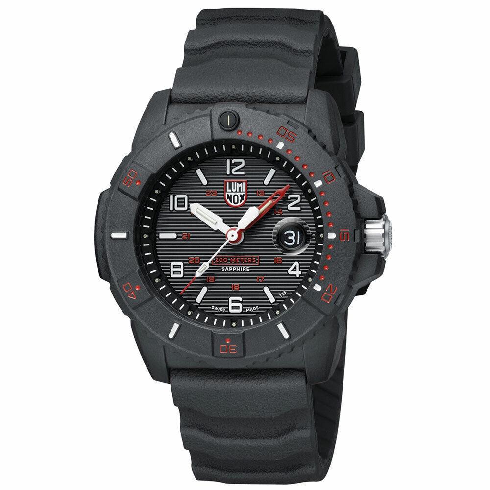 Luminox Navy Seal 45mm Black Carbonox Case with Black Rubber Strap