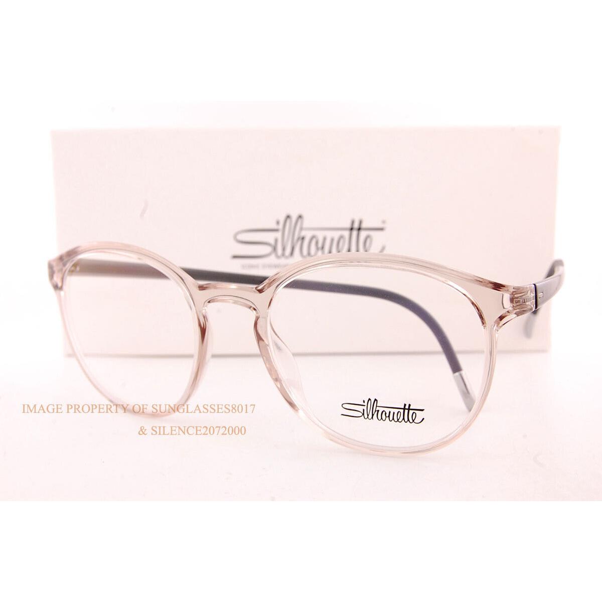 Silhouette Eyeglass Frames Eos View 2929 8510 Smoky Blossom 51mm