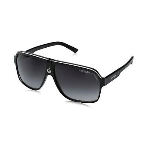 Carrera CA33/S Pilot Sunglasses Black Cry Grey Frame/dkgray Gradient Lens