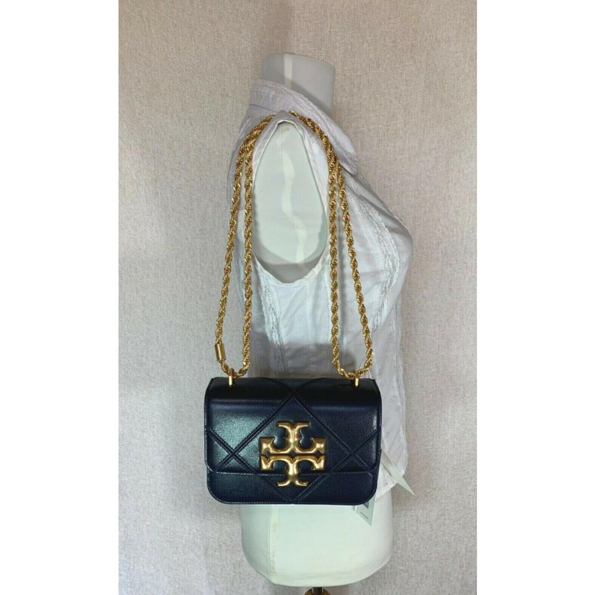 Tory Burch Royal Navy Small Quilted Eleanor Shoulder Bag