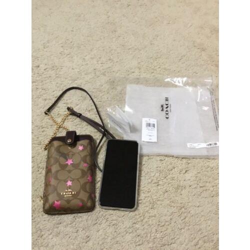 coach mobile phone bag