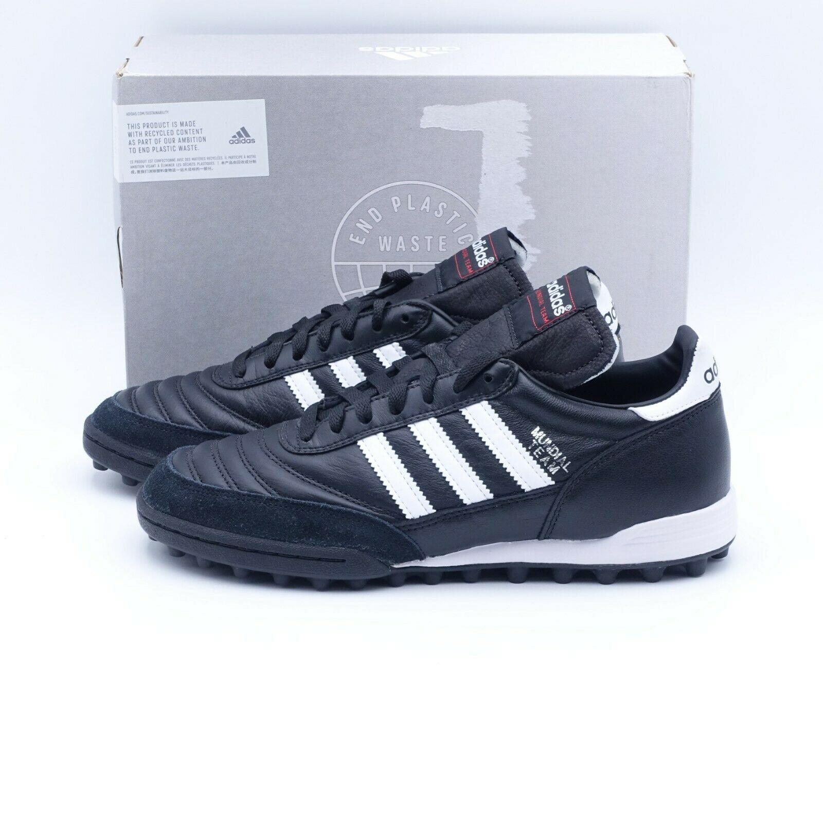 Size 7 Men`s Adidas Mundial Team Soccer Shoes 019228 Black/white