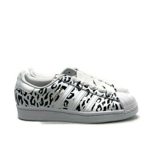 Adidas Superstar Womens Size 5.5 Shoe Black White Sneaker Zebra Athletic Sneaker
