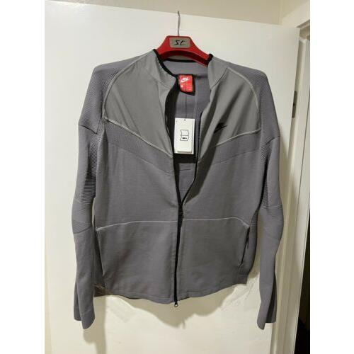 Nike Tech Knit Men`s Size Large Sportswear Sweater Jacket 886150-036 Nsw